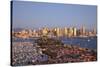 San Diego Skyline with Harbor Island Boats, California, USA, Summer-Stuart Westmorland-Stretched Canvas