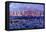 San Diego Skyline with Marina at Dusk-Markus Bleichner-Framed Stretched Canvas