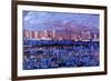 San Diego Skyline with Marina at Dusk-Markus Bleichner-Framed Art Print