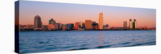 San Diego Skyline-null-Stretched Canvas