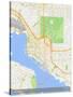San Diego, United States of America Map-null-Stretched Canvas