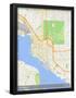 San Diego, United States of America Map-null-Framed Poster