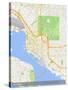 San Diego, United States of America Map-null-Stretched Canvas