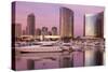 San Diego Waterfront I-Kathy Mahan-Stretched Canvas