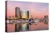 San Diego Waterfront II-Kathy Mahan-Stretched Canvas