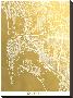 San Diego-The Gold Foil Map Company-Stretched Canvas