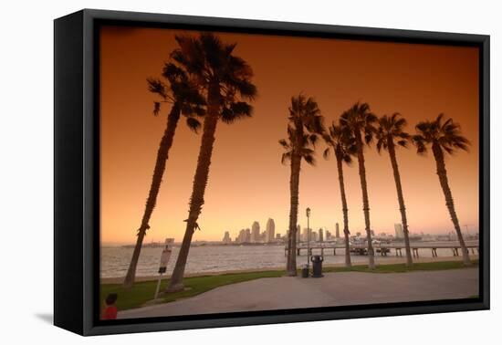 San Diego-dellm60-Framed Stretched Canvas
