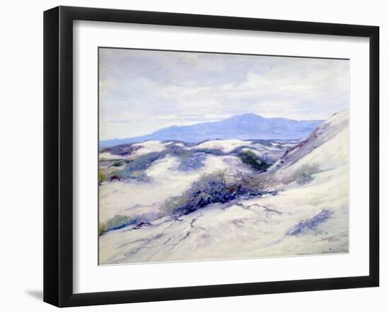 San Dunes Near Palm Springs-John Frost-Framed Art Print