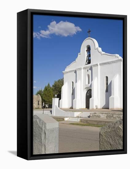 San Elizario Mission, El Paso, Texas, United States of America, North America-Richard Cummins-Framed Stretched Canvas