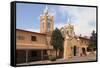 San Felipe De Neri Church, Old Town, Albuquerque, New Mexico, Usa-Wendy Connett-Framed Stretched Canvas