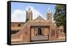 San Felipe De Neri Church, Old Town, Albuquerque, New Mexico, Usa-Wendy Connett-Framed Stretched Canvas