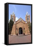 San Felipe De Neri Church, Old Town, Albuquerque, New Mexico, Usa-Wendy Connett-Framed Stretched Canvas