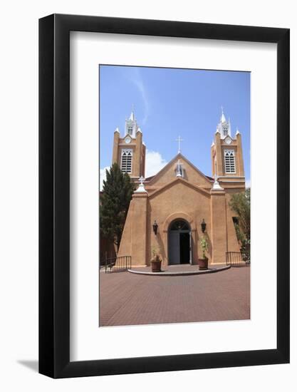 San Felipe De Neri Church, Old Town, Albuquerque, New Mexico, Usa-Wendy Connett-Framed Photographic Print