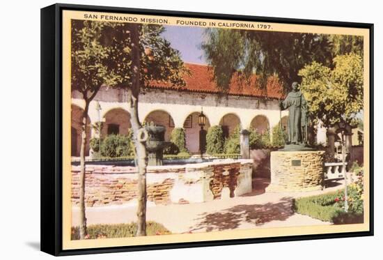 San Fernando Mission, California-null-Framed Stretched Canvas