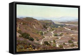 San Fernando Valley-William Wendt-Framed Stretched Canvas