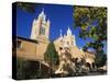 San Filipe De Neri Church, Old Town Plaza, Albuquerque, New Mexico, USA-Michael Snell-Stretched Canvas