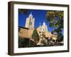 San Filipe De Neri Church, Old Town Plaza, Albuquerque, New Mexico, USA-Michael Snell-Framed Photographic Print