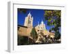 San Filipe De Neri Church, Old Town Plaza, Albuquerque, New Mexico, USA-Michael Snell-Framed Photographic Print