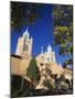 San Filipe De Neri Church, Old Town Plaza, Albuquerque, New Mexico, USA-Michael Snell-Mounted Photographic Print