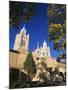 San Filipe De Neri Church, Old Town Plaza, Albuquerque, New Mexico, USA-Michael Snell-Mounted Photographic Print