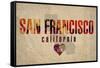 San Fran-Red Atlas Designs-Framed Stretched Canvas