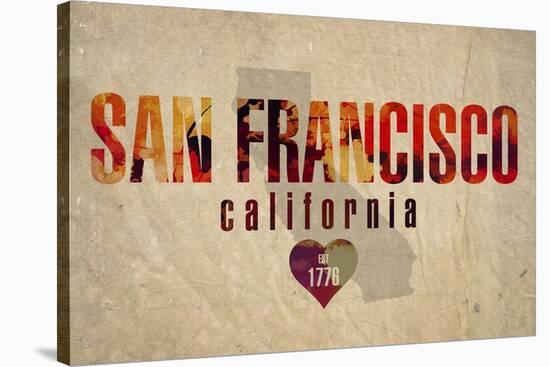 San Fran-Red Atlas Designs-Stretched Canvas