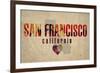 San Fran-Red Atlas Designs-Framed Giclee Print