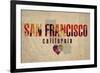 San Fran-Red Atlas Designs-Framed Giclee Print