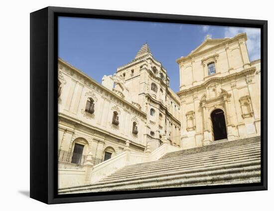 San Francesco Church, Noto, UNESCO World Heritage Site, Sicily, Italy, Europe-Jean Brooks-Framed Stretched Canvas