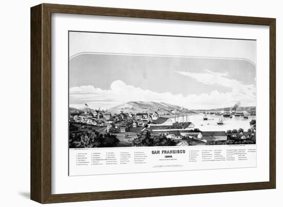 San Francisco, 1849-null-Framed Giclee Print