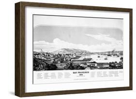 San Francisco, 1849-null-Framed Giclee Print