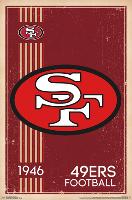 San Francisco 49Ers - Retro Logo 14-null-Lamina Framed Poster