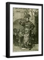 San Francisco a Chinese Actor in the Theatre 1891, USA-null-Framed Giclee Print