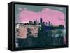 San Francisco Abstract Skyline I-Emma Moore-Framed Stretched Canvas