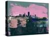 San Francisco Abstract Skyline I-Emma Moore-Stretched Canvas