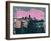 San Francisco Abstract Skyline I-Emma Moore-Framed Art Print