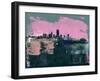 San Francisco Abstract Skyline I-Emma Moore-Framed Art Print