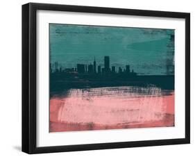 San Francisco Abstract Skyline II-Emma Moore-Framed Art Print