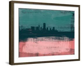 San Francisco Abstract Skyline II-Emma Moore-Framed Art Print