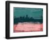 San Francisco Abstract Skyline II-Emma Moore-Framed Art Print