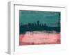 San Francisco Abstract Skyline II-Emma Moore-Framed Art Print