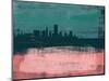 San Francisco Abstract Skyline II-Emma Moore-Mounted Art Print