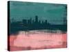 San Francisco Abstract Skyline II-Emma Moore-Stretched Canvas