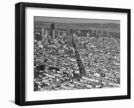 San Francisco Aerial 1973-Sal Veder-Framed Premium Photographic Print