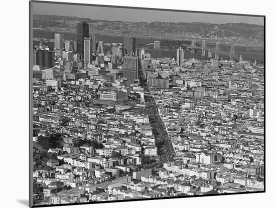 San Francisco Aerial 1973-Sal Veder-Mounted Premium Photographic Print