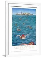 San Francisco - Alcatraz-Mark Ulriksen-Framed Art Print