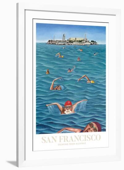 San Francisco - Alcatraz-Mark Ulriksen-Framed Art Print