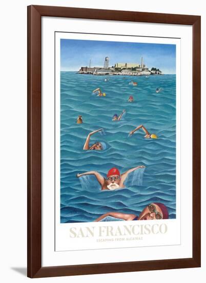 San Francisco - Alcatraz-Mark Ulriksen-Framed Art Print