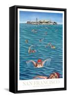 San Francisco - Alcatraz-Mark Ulriksen-Framed Stretched Canvas