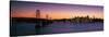 San Francisco at Sunset from Treasure Island-null-Stretched Canvas